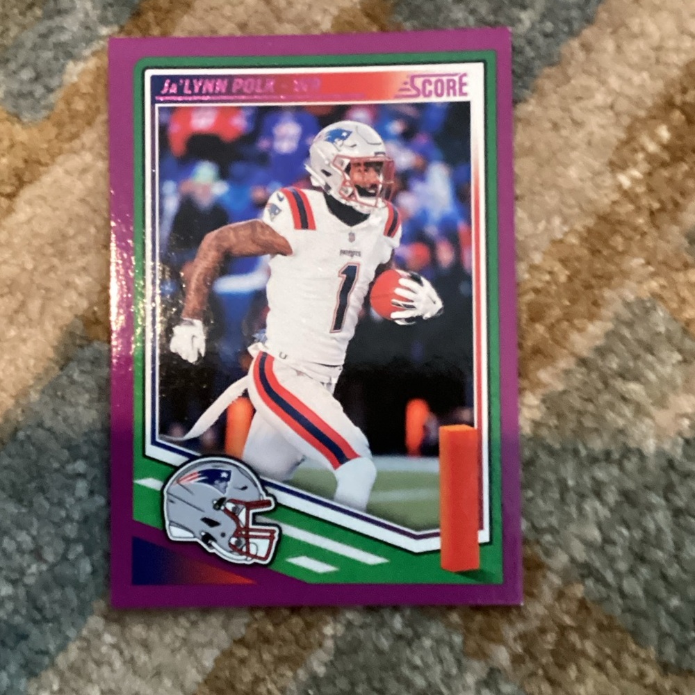 Kids Trading Card - Purple and Green